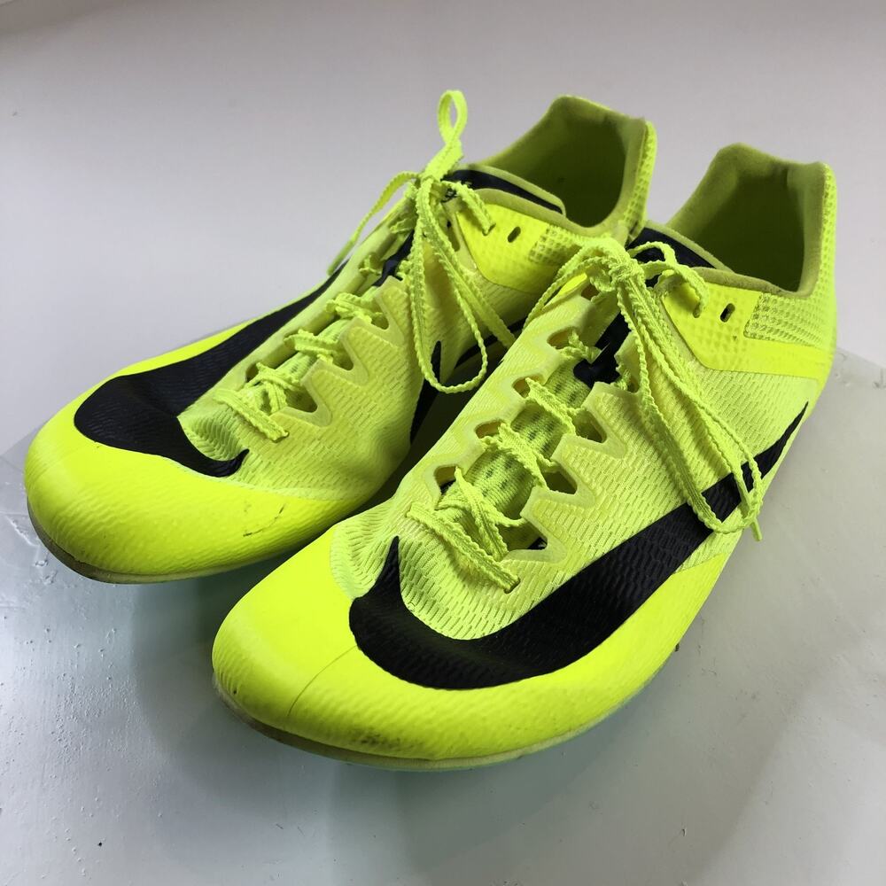 Nike Zoom Rival Sprint Volt Black Track & Field Spikes DC8753-700 Men's Size 10
